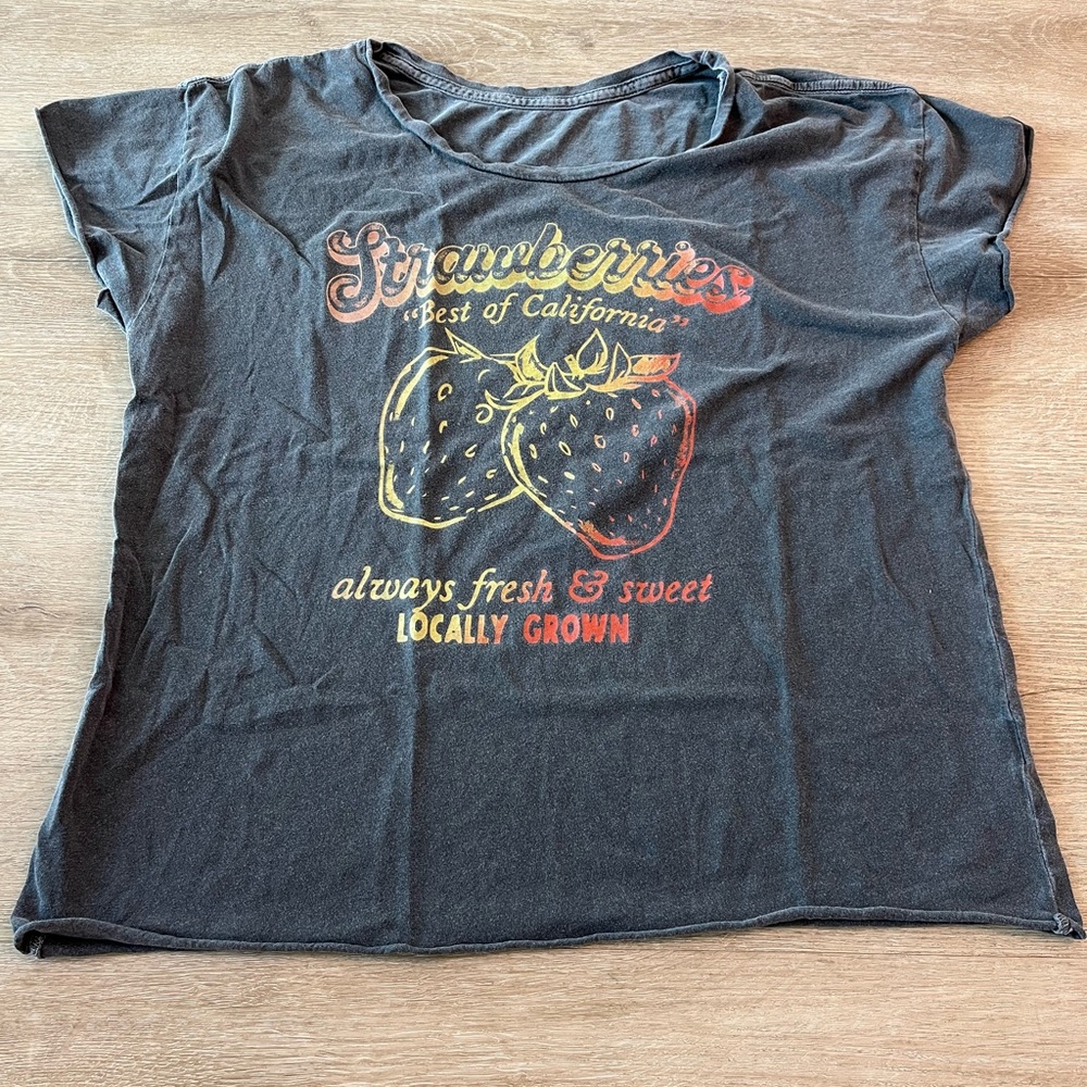 Dark Grey Short Sleeve- Anthropologie
